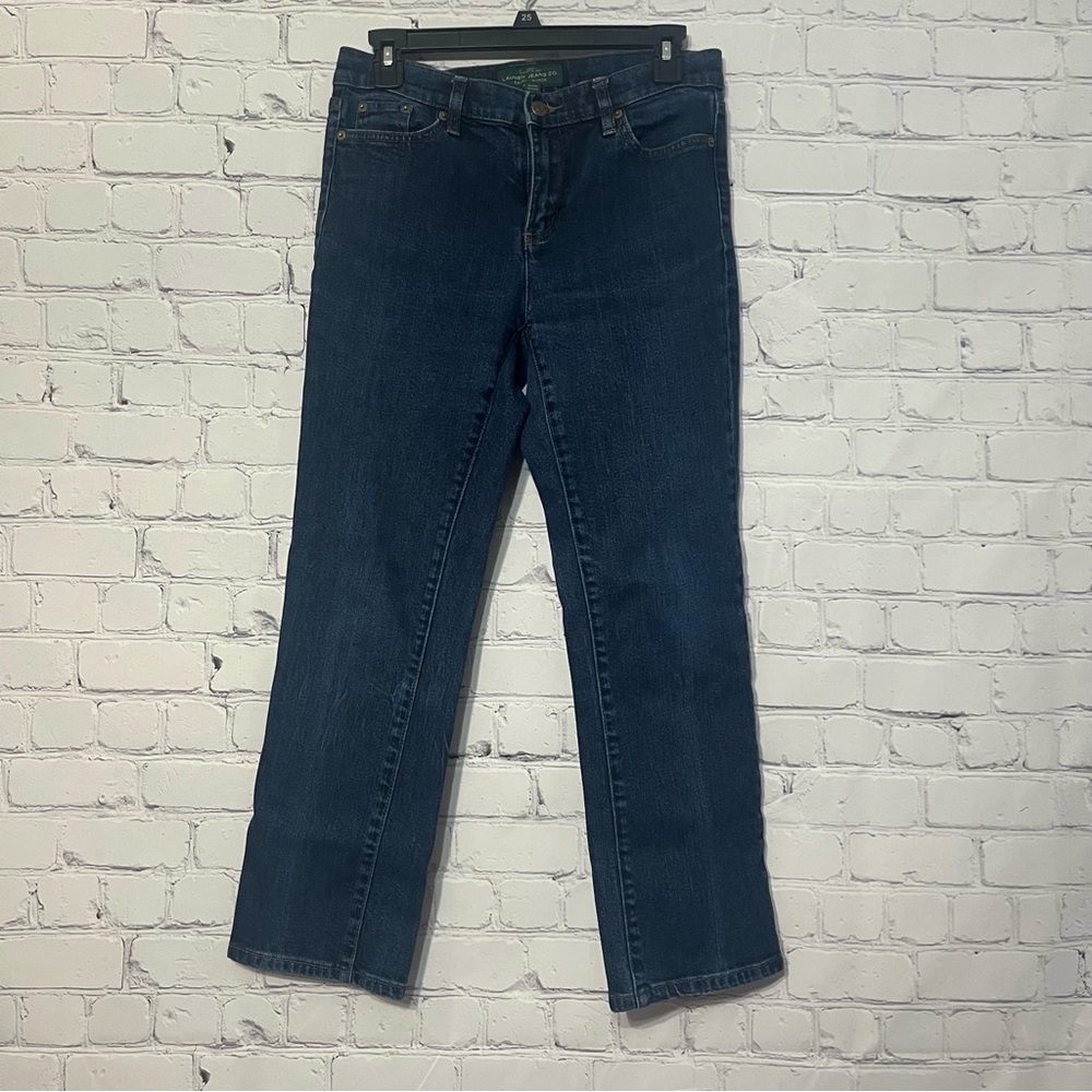 Lauren Jeans Co. Ralph Lauren LRL Blue Denim Jeans
Women's Size 6 Petite